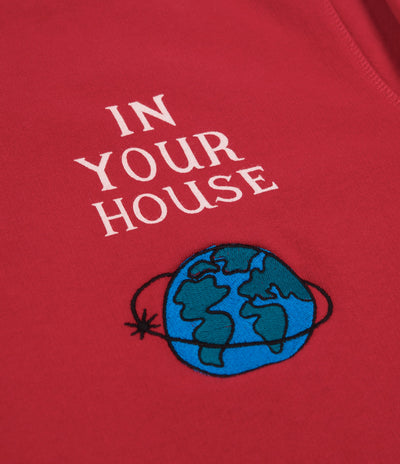 by Parra Systems Logo Crewneck Sweatshirt - Red