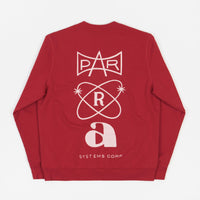 by Parra Systems Logo Crewneck Sweatshirt - Red thumbnail
