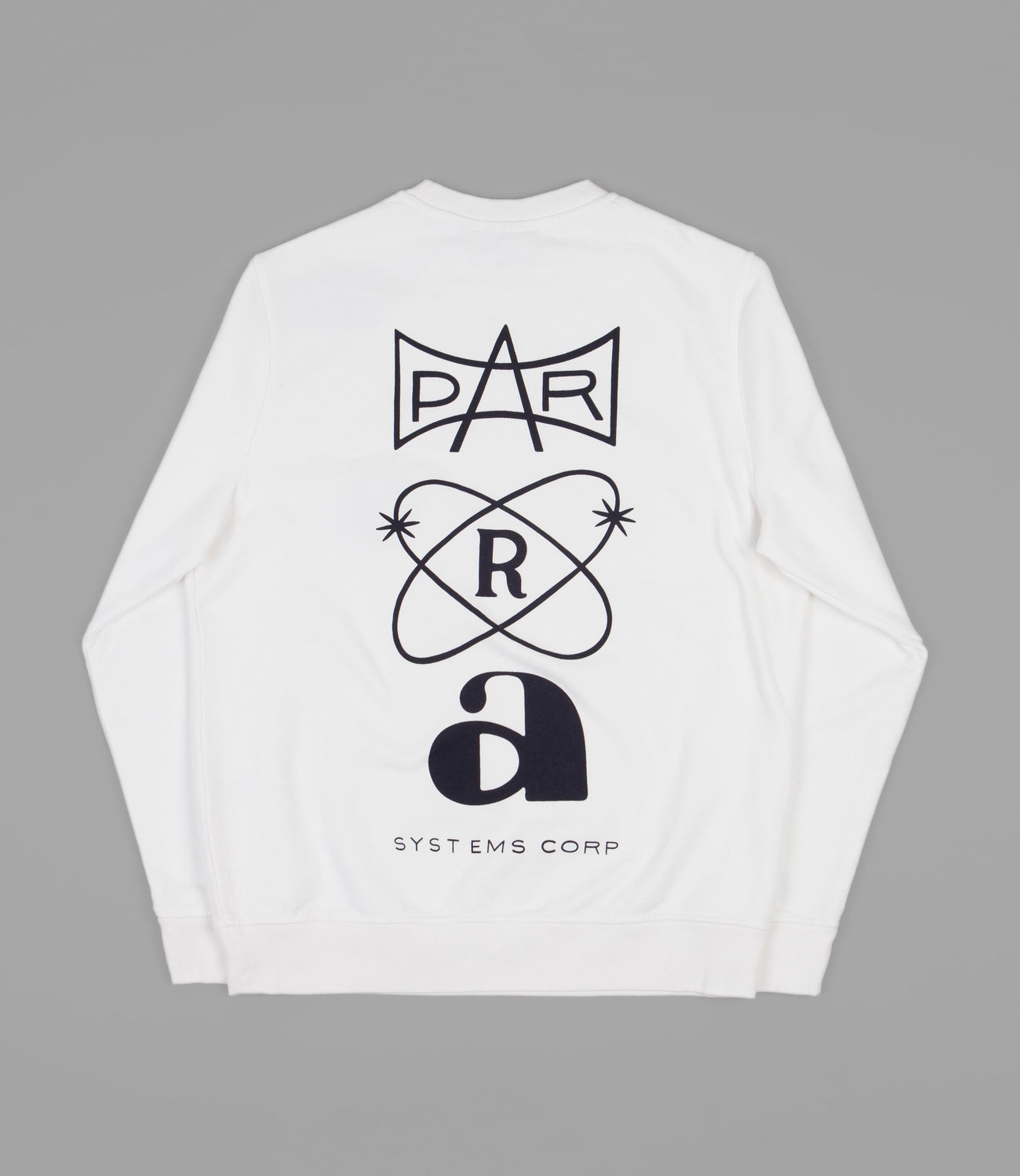 by Parra Systems Logo Crewneck Sweatshirt - White | Flatspot 