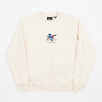 by Parra The Chase Crewneck Sweatshirt - Off White thumbnail
