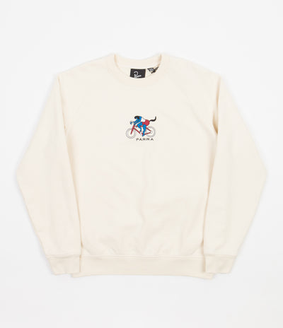 by Parra The Chase Crewneck Sweatshirt - Off White