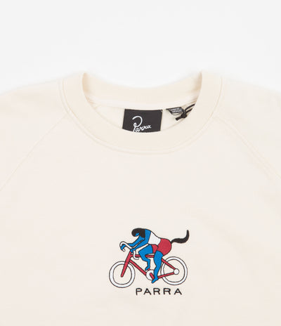 by Parra The Chase Crewneck Sweatshirt - Off White