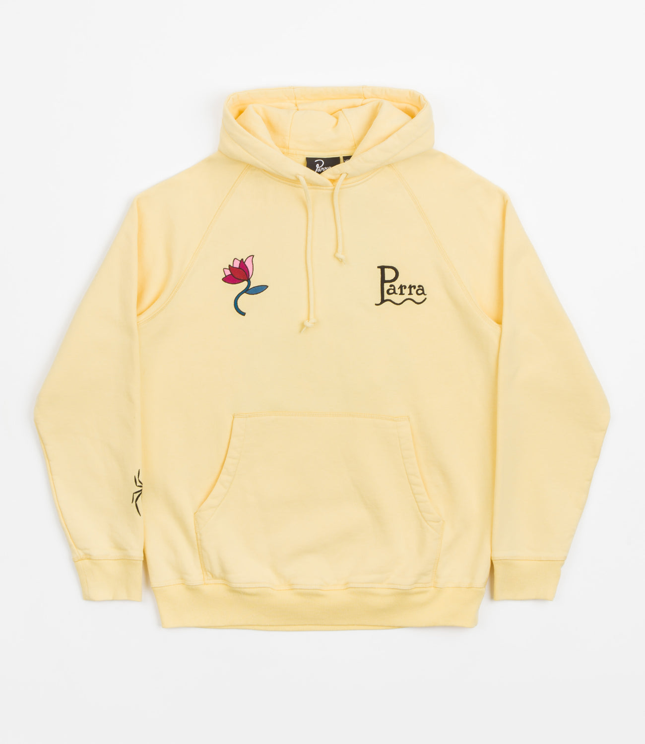 by Parra The Secret Garden Hoodie - Pale Yellow | Flatspot