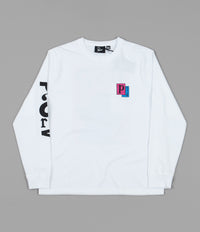 by Parra Twisted Woman Long Sleeve T-Shirt - White