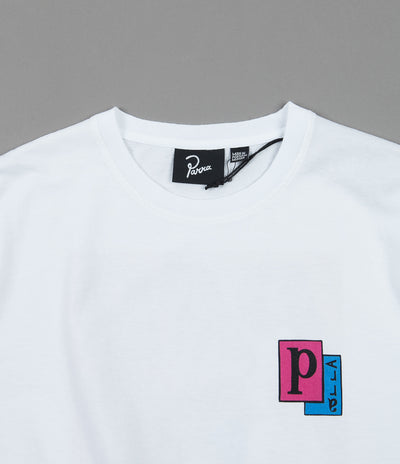 by Parra Twisted Woman Long Sleeve T-Shirt - White