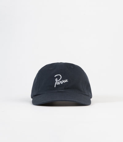by Parra Washed Signature Logo Cap - Navy Blue