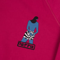 by Parra Water Park Crewneck Sweatshirt - Purple thumbnail