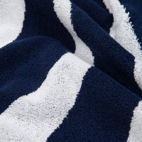 by Parra Waves Of The Navy Bath Towel (2 Pack) - Navy / White thumbnail