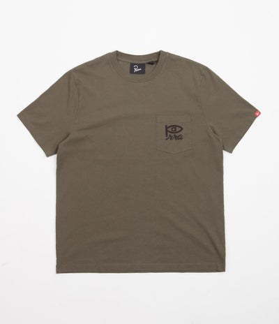 by Parra Weird Eye Logo T-Shirt - Olive