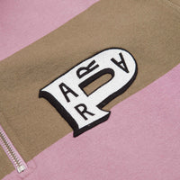 by Parra Worked P Striper 1/2 Zip Sweatshirt - Lavender thumbnail