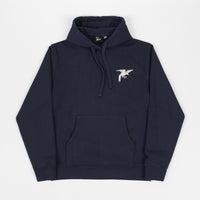by Parra Wrapped Blanket Hoodie - Navy Blue thumbnail
