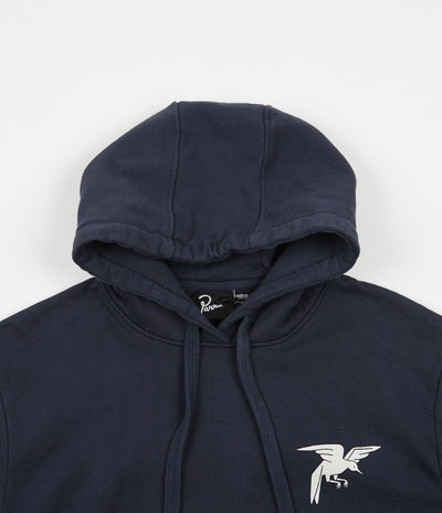 by Parra Wrapped Blanket Hoodie - Navy Blue