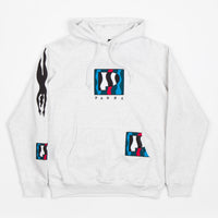 by Parra Zebra Striped P Hoodie - Ash Grey thumbnail