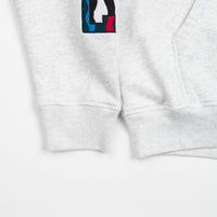 by Parra Zebra Striped P Hoodie - Ash Grey thumbnail