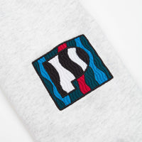 by Parra Zebra Striped P Hoodie - Ash Grey thumbnail