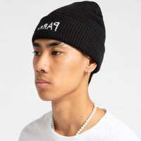 by Parra Mirrored Flag Logo Beanie in Black thumbnail