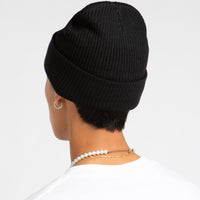 by Parra Mirrored Flag Logo Beanie in Black thumbnail