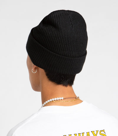 by Parra Mirrored Flag Logo Beanie in Black