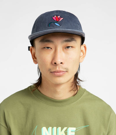 by Parra Secret Flower Cap - Navy Blue