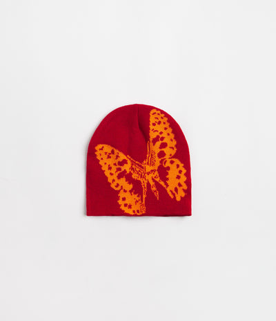 Bye Jeremy Butterfly Beanie - Red
