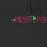 Pass Port Life Of Leisure Embroidery Hoodie - Black thumbnail