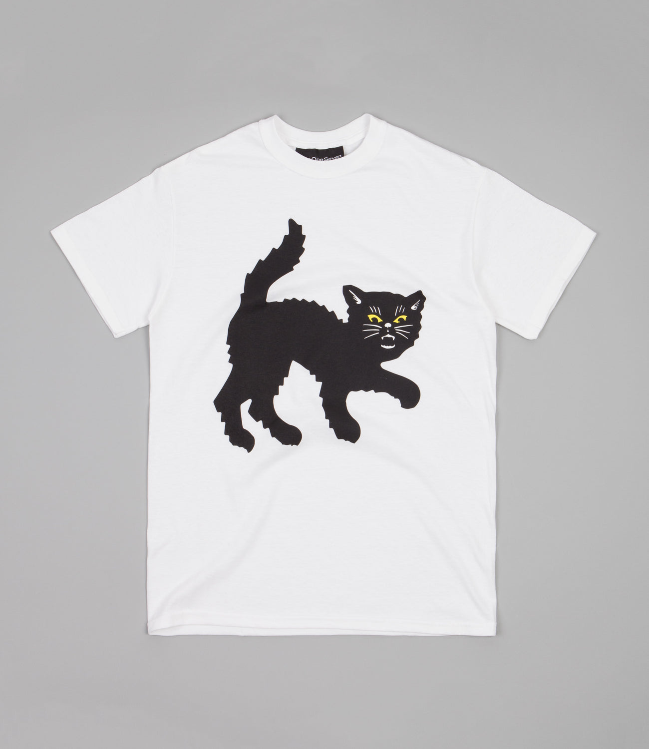 Call Me 917 Black Cat T-Shirt - White | Flatspot