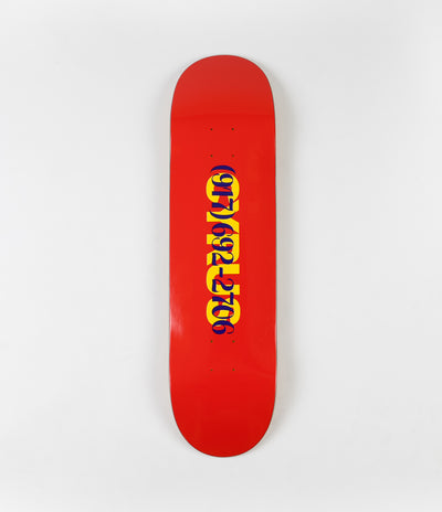 Call Me 917 Cyrus Dialtone Deck - Red - 8.18"