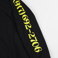 Call Me 917 Dialtone Long Sleeve T-Shirt - Black thumbnail