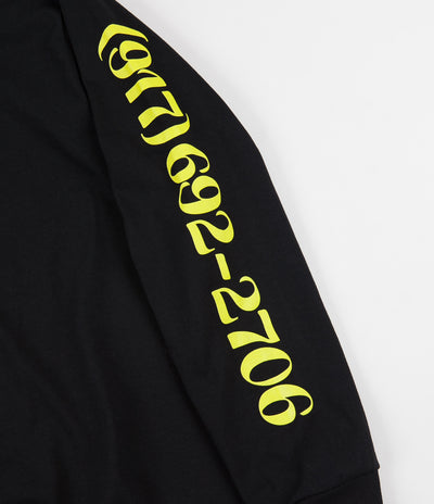 Call Me 917 Dialtone Long Sleeve T-Shirt - Black