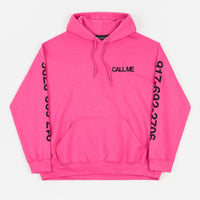 Call Me 917 Eyes Dialtone Hoodie - Pink thumbnail