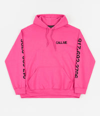 Call Me 917 Eyes Dialtone Hoodie - Pink