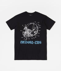 Call Me 917 Football T-Shirt - Black