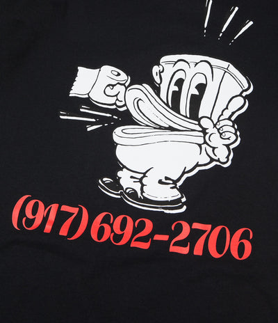 Call Me 917 No Shit Dialtone T-Shirt - Black