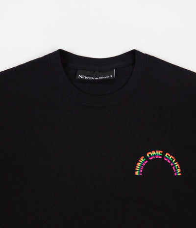 Call Me 917 Rainbow T-Shirt - Black
