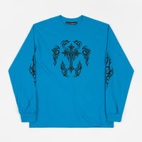 Call Me 917 Tribal Long Sleeve T-Shirt - Aqua thumbnail