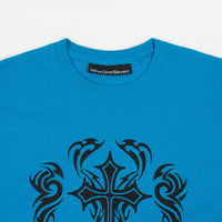 Call Me 917 Tribal Long Sleeve T-Shirt - Aqua thumbnail