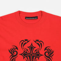 Call Me 917 Tribal Long Sleeve T-Shirt - Red thumbnail