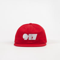 Call Me 917 Typography Cap - Red thumbnail