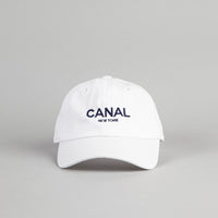 Canal New York Adult Headwear 6 Panel Cap - White thumbnail
