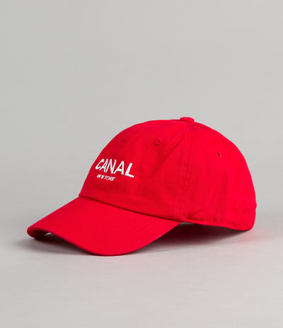 Canal New York Adult Headwear 6 Panel Cap - Red