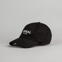 Canal New York Adult Headwear 6 Panel Cap - Black thumbnail