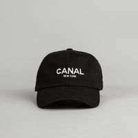 Canal New York Adult Headwear 6 Panel Cap - Black thumbnail