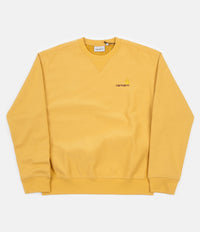 Carhartt American Script Crewneck Sweatshirt - Winter Sun