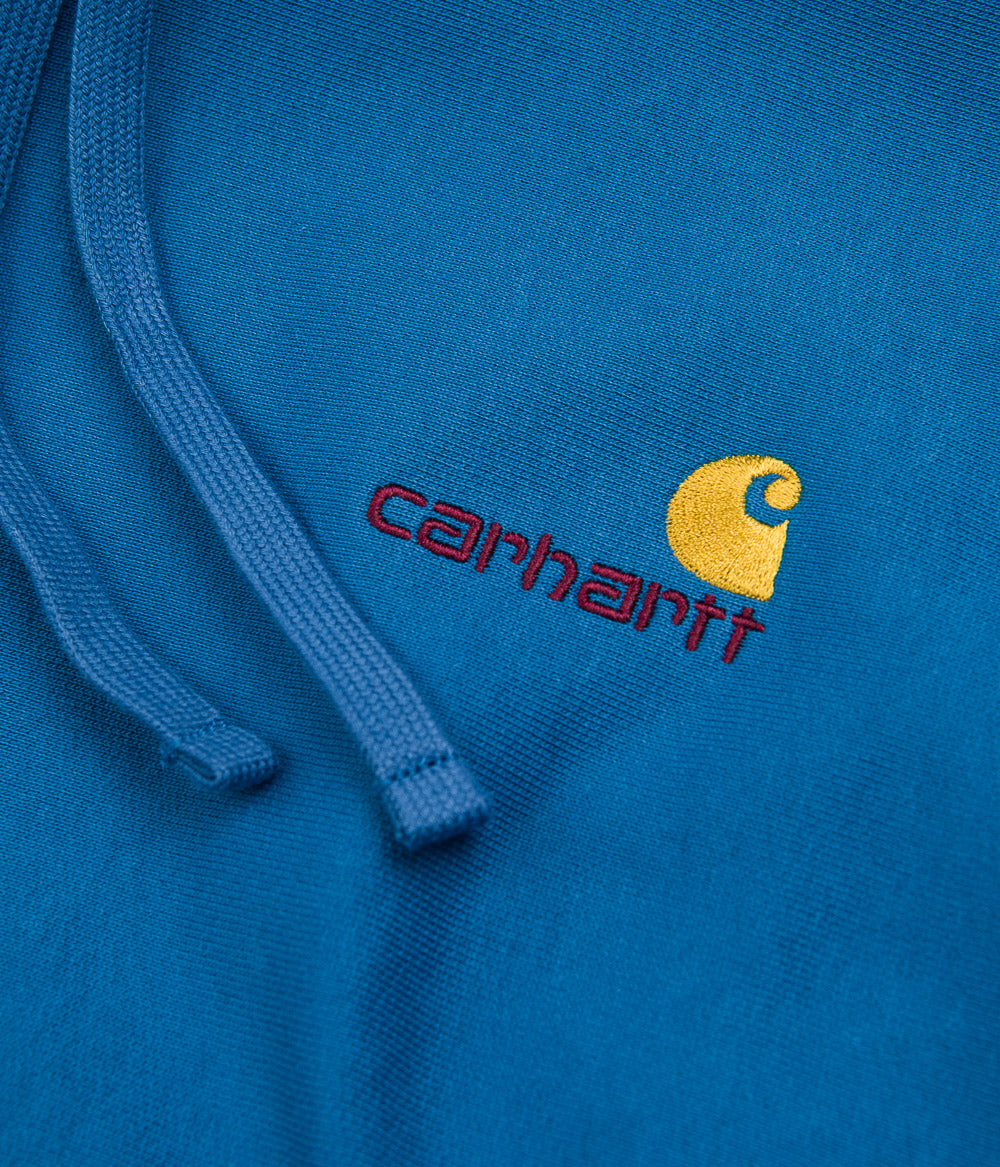 Carhartt American Script Hoodie Amalfi Flatspot