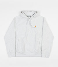 Carhartt American Script Hoodie - Ash Heather / Gold