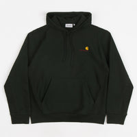 Carhartt American Script Hoodie - Dark Cedar thumbnail