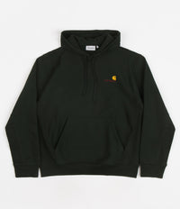Carhartt American Script Hoodie - Dark Cedar