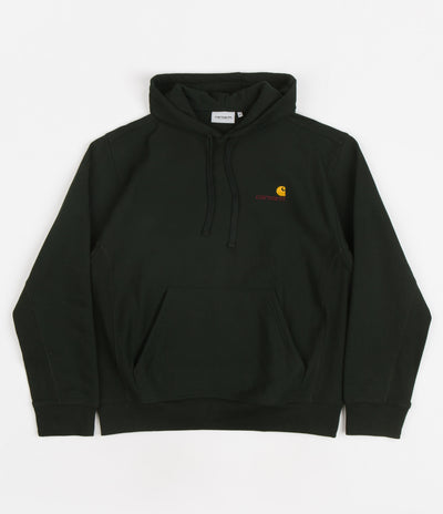 Carhartt American Script Hoodie - Dark Cedar