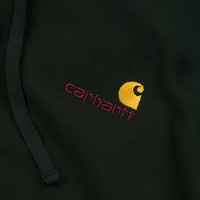 Carhartt American Script Hoodie - Dark Cedar thumbnail