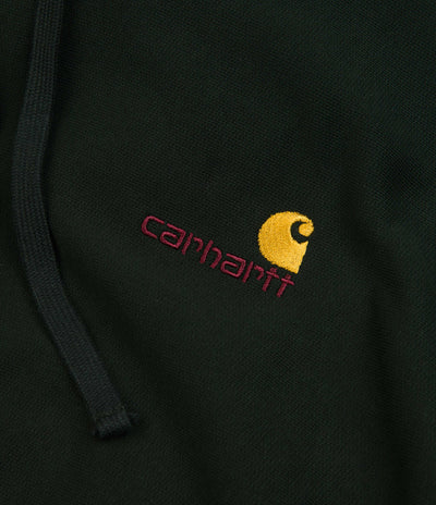 Carhartt American Script Hoodie - Dark Cedar